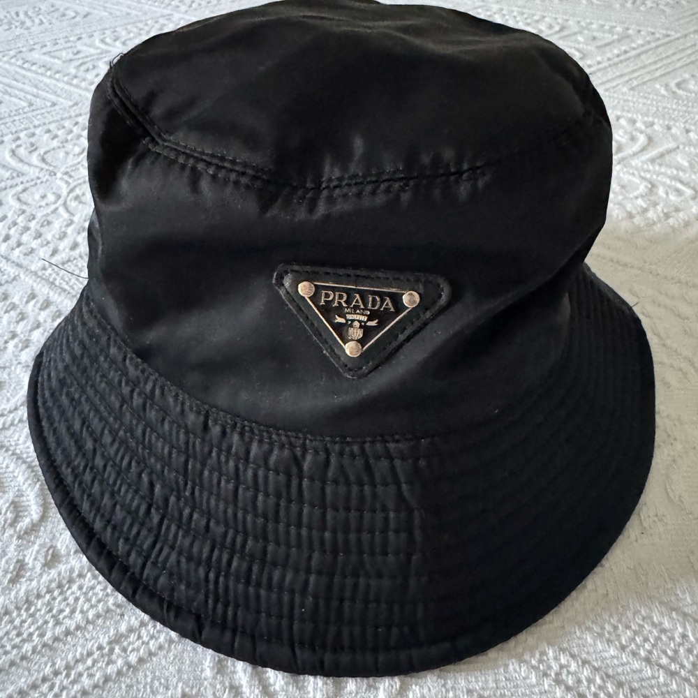 Prada Classic Black Bucket Hat